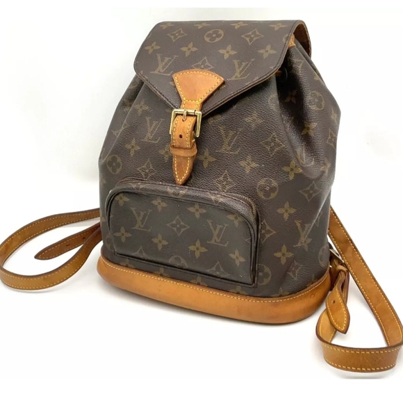 Auth🌹 Louis Vuitton Monogram Montsouris Backpack # SP0928 - Picture 3 of 16